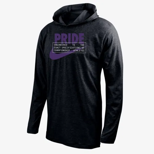 Orlando Pride Men's Nike Soccer Long-Sleeve Hooded T-Shirt