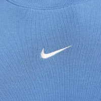 Nike Sportswear Chill Knit жіноча Tight Cropped Mini-Rib Tank Top блакитний