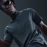 Nike Stride мужские Dri-FIT ADV Short-Sleeve Running Top with Reflective Accents синий