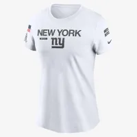 New York Giants Salute to Service Legend женская Nike NFL футболка цвет белый