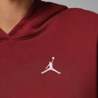 Nike Jordan Brooklyn Fleece женская Pullover Толстовка с капюшоном цвет красный