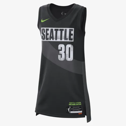 Seattle Storm Rebel Edition женская Nike Dri-FIT WNBA Victory Jersey цвет черный