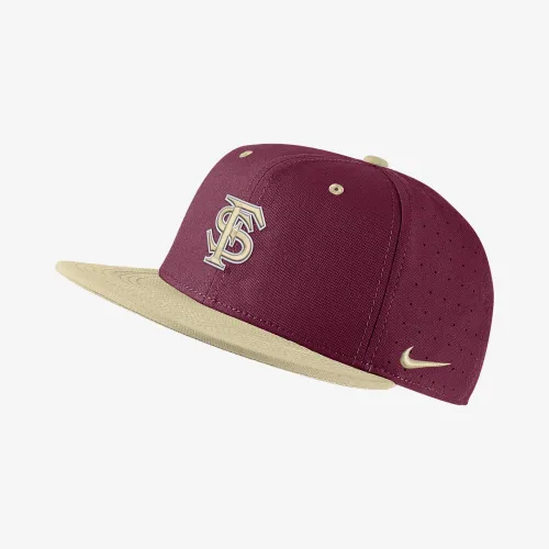 Florida State Nike College Fitted Baseball Hat Red