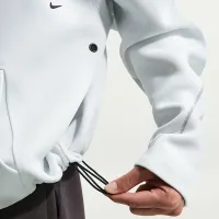 Nike Tech мужские Fleece Full-Zip Толстовка с капюшоном цвет белый