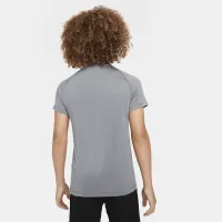 Nike Pro Big детские (для мальчиков) Dri-FIT Short-Sleeve Top цвет серый