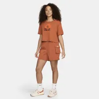 Nike Sportswear Essential женская Woven High-Rise шорты Orange
