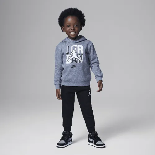 Nike Jordan Sport DNA Fleece Pullover Толстовка с капюшоном набор Toddler 2-Piece Толстовка с капюшоном набор цвет черный