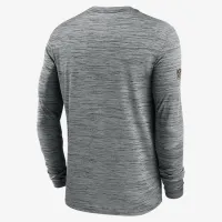 New Orleans Saints Sideline Velocity мужские Nike Dri-FIT NFL Long-Sleeve футболка цвет серый