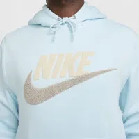 Nike Club Fleece чоловічі Pullover Толстовка з капюшоном блакитний