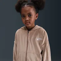 Nike Little дитячі 2-Piece Velour Flaколір червоний лосіни комплект колір коричневий