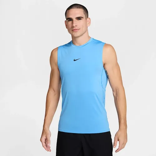 Nike Pro чоловічі Dri-FIT Slim Sleeveless Top блакитний
