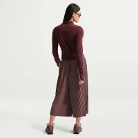 Nike Sportswear женская оверсайз Mid-Rise Culotte Pants цвет фиолетовый