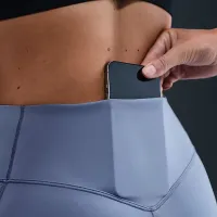 Nike Universa жіноча З високою талією 7/8 лосіни with No Front Seam блакитний