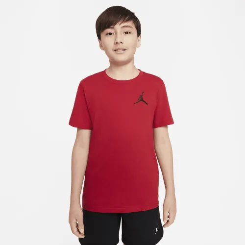 Nike Jordan Jumpman Air Big Kids' Embroidered T-Shirt Red