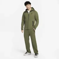 Nike Sportswear Tech Fleece чоловічі Open-Hem Sweatpants колір зелений