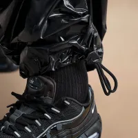 NikeSKIMS Shiny Nylon жіноча Cargo Pants колір чорний