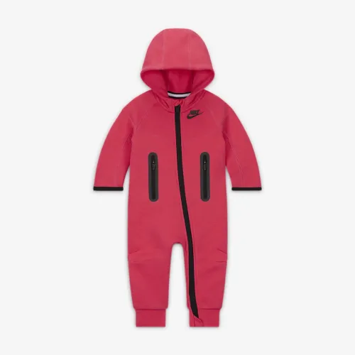 Nike Sportswear Tech Fleece Hooded Coverall Baby Coverall Pink