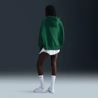 Nike Sportswear Phoenix Fleece женская Over-оверсайз Толстовка с капюшоном цвет зеленый