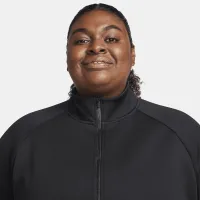 Nike Dri-FIT Prima жіноча 1/2-Zip тренувальні Top (великі розміри) колір чорний