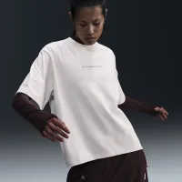 Nike ACG женская Dri-FIT Loose Short-Sleeve футболка цвет коричневый