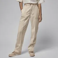 Nike Jordan жіноча Woven Pants колір коричневий