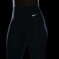 Nike Universa жіноча Medium-Support З високою талією Full-Length лосіни з кишенямиблакитний