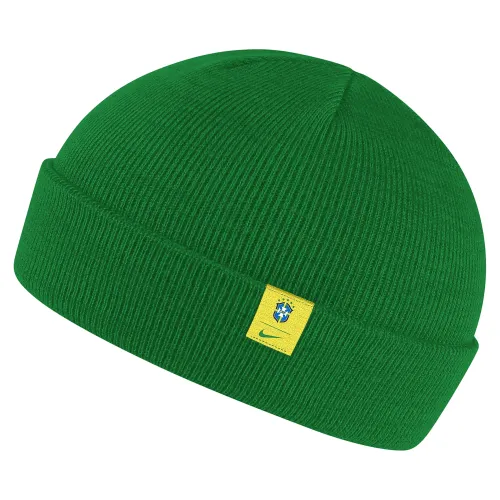 Nike Brazil Men's Cuffed Fisherman Beanie Green