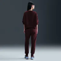 Nike Sportswear Phoenix Fleece женская Over-оверсайз Crew-Neck свитшот цвет красный