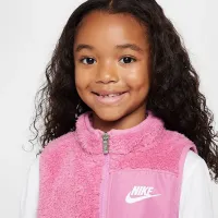 Nike Club Little дитячі Long Sleeve футболка, Vest, and Pants комплект Pink