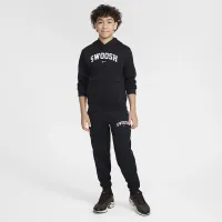 Nike Sportswear Club Fleece Big дитячі Толстовка з капюшоном колір чорний