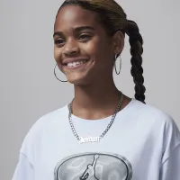 Nike Jordan 1st Baby блакитний Big дитячі футболка колір сірий