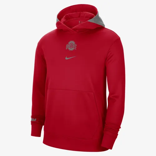 Nike College Dri-FIT Spotlight (Ohio State) чоловічі Толстовка з капюшоном колір червоний