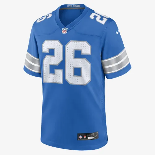 Jahmyr Gibbs Detroit Lions чоловічі Nike NFL Game Football Jersey блакитний