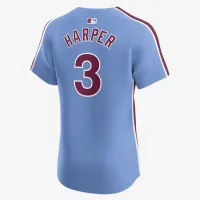 Bryce Harper Philadelphia Phillies чоловічі Nike Dri-FIT ADV MLB Elite Jersey блакитний
