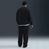 Nike Solo Swoosh мужские Fleece Crew цвет черный