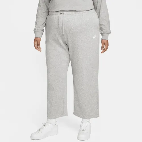 Nike Sportswear Club Fleece женская Mid-Rise Wide-Leg Sweatpants (большие размеры) цвет серый