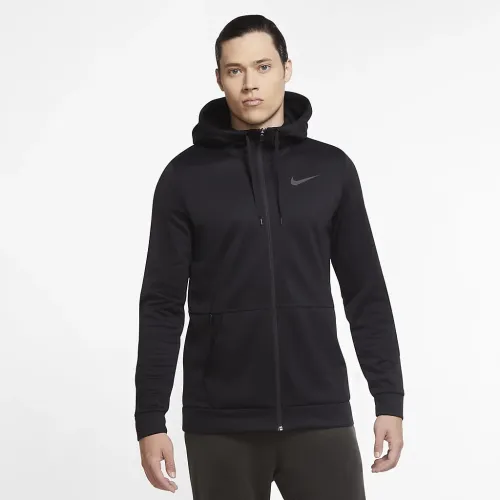 Nike Therma чоловічі Full-Zip тренувальні Толстовка з капюшоном колір чорний
