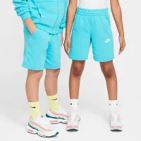 Nike Sportswear Club Fleece Big дитячі French Terry шорти колір зелений