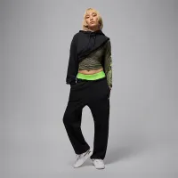 Nike Jordan Sport Crossover жіноча Dri-FIT Fleece Pants колір чорний