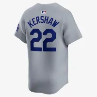 Clayton Kershaw Los Angeles Dodgers чоловічі Nike Dri-FIT ADV MLB Limited Jersey колір сірий