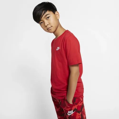 Nike Sportswear Big детские футболка цвет красный