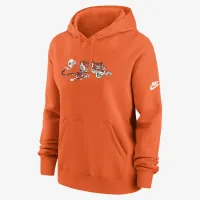 Cincinnati Bengals Club женская Nike NFL Pullover Толстовка с капюшоном Orange