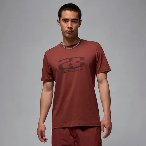 Nike Jordan Flight Essentials чоловічі футболка колір коричневий