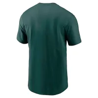 Michigan State Spartans Legacy Football Icon мужские Nike College футболка цвет зеленый