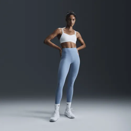 Nike Zenvy жіноча Gentle-Support З високою талією 7/8 лосіни блакитний