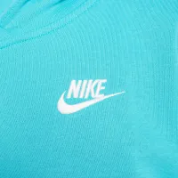Nike Sportswear Club Fleece Big дитячі оверсайз Pullover Толстовка з капюшоном колір зелений