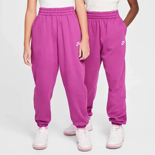 Nike Sportswear Club Fleece Big детские Loose Pants цвет фиолетовый