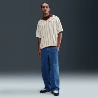 Nike SB Short-Sleeved Polo Skate Sweater цвет белый