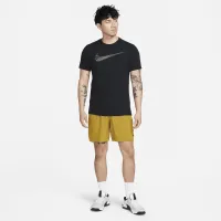 Nike Dri-FIT чоловічі Fitness футболка колір чорний