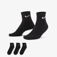 Nike Everyday Cushioned тренувальні Ankle шкарпетки (3 пар) колір чорний